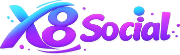 x8 social logo